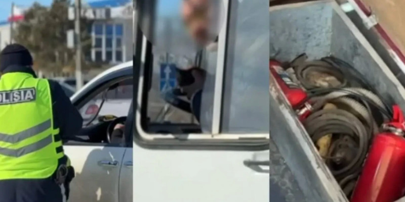 Ақтөбе облысында жалған нөмірмен жолаушы тасымалдаған автобус анықталды