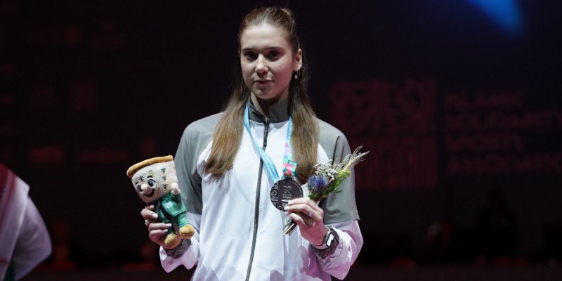 Семсерлесуші София Актаева Азия чемпионатында қола медаль алды