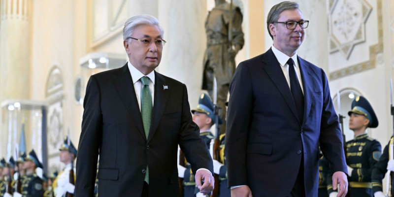 Ақордада Сербия президентін салтанатты қарсы алу рәсімі өтті