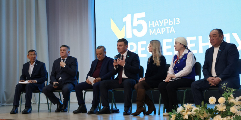 Коалиция мүшелері Аққайың ауданында конституциялық реформаның негізгі бағыттарын айтты