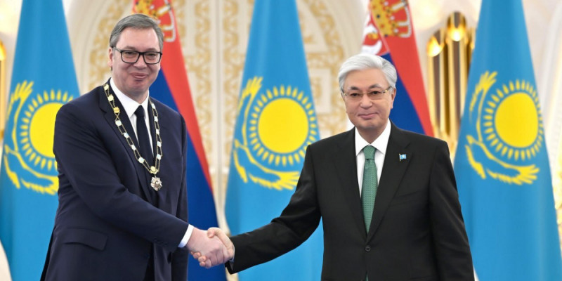 Мемлекет басшысы Сербия президентін «Алтын Қыран» орденімен марапаттады