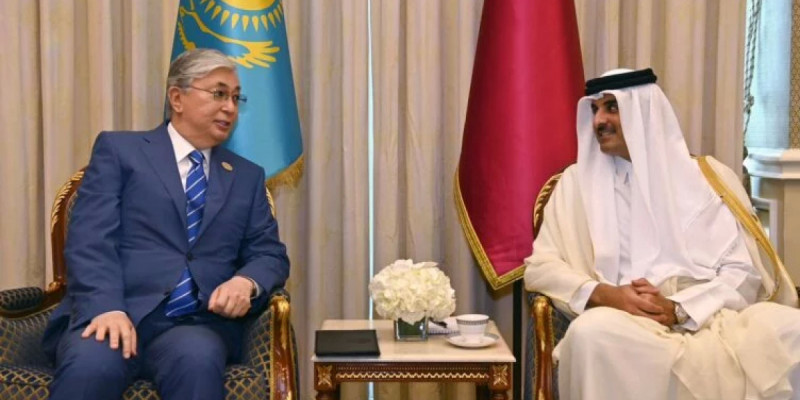 Президент Қатар Мемлекетінің Әмірімен телефон арқылы сөйлесті