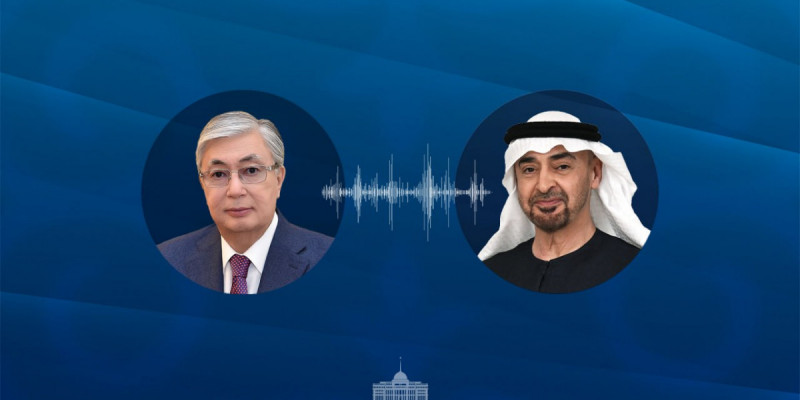 Мемлекет басшысы БАӘ Президентімен телефон арқылы сөйлесті