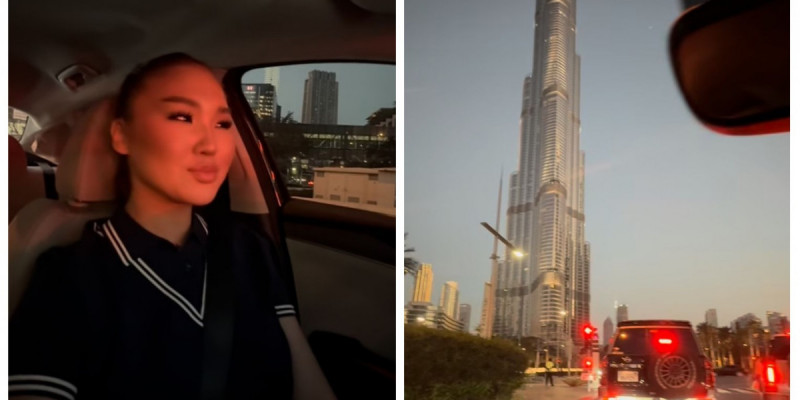 Тұрсынбек Қабатовтың үлкен қызы Дубай көшесінде ән шырқап жүрген видеосын жариялады