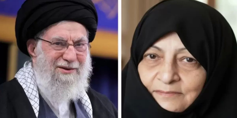 Қаза тапқан Иран көшбасшысы Әли Хаменейдің жұбайы қайтыс болды