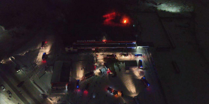 Семейде ойын-сауық орталығы отқа оранды