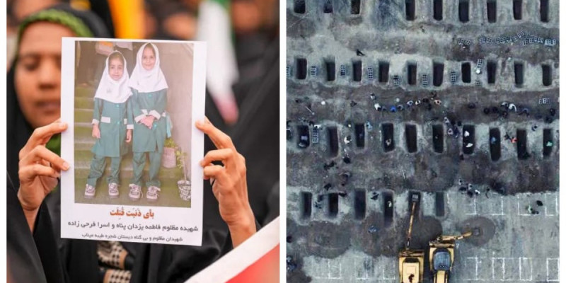 Ирандағы мектепке жасалған соққы: қаза тапқан 165 оқушы мен мұғалім жерленді