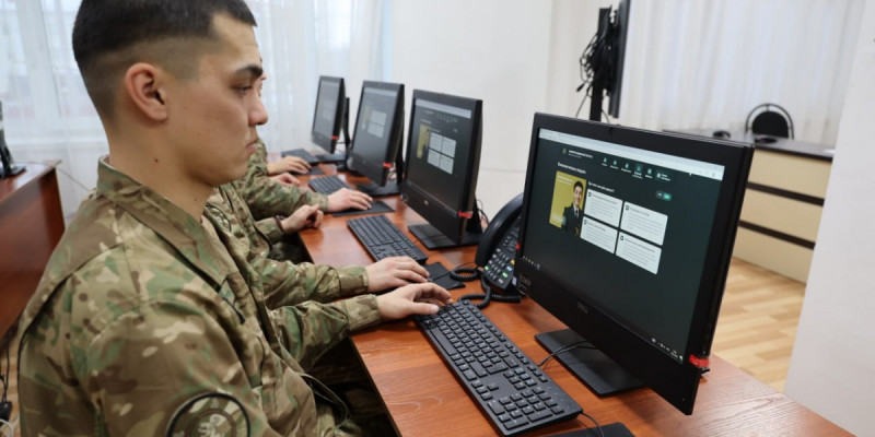 Ұлттық ұланда жас сарбаздарға психологиялық қолдау көрсететін электронды тестілеу модулі енгізілді