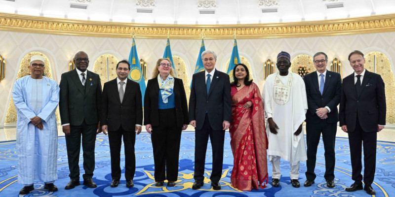 Президент бірқатар мемлекеттің елшісінен сенім грамоталарын алды