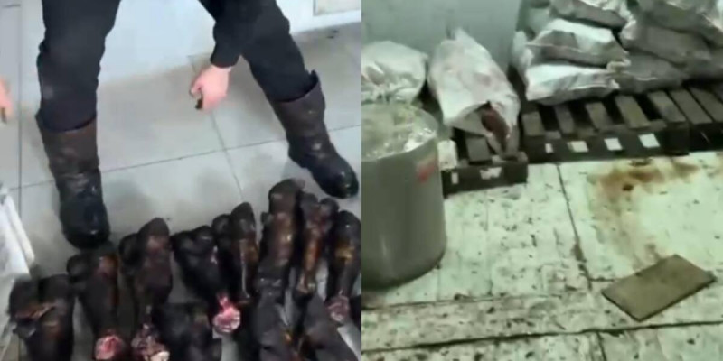 Полиция заңсыз ет өнімдерін сатқан жасырын цехтарды анықтады