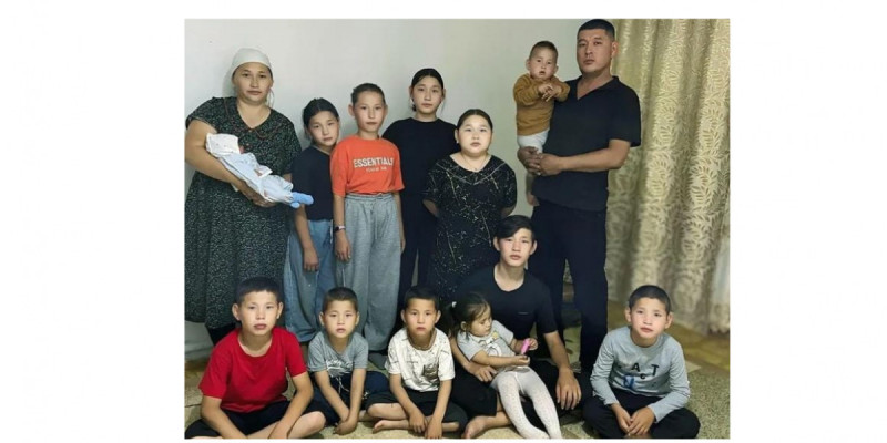 Балаларымызды ешкімнен кем қылмай өсіріп отырмыз – 12 баланың анасы