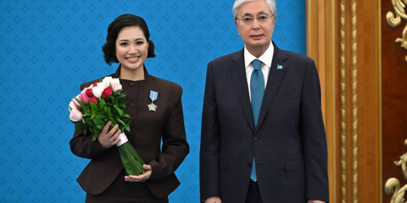 Зарина Кәрмен «Құрмет» орденімен марапатталды