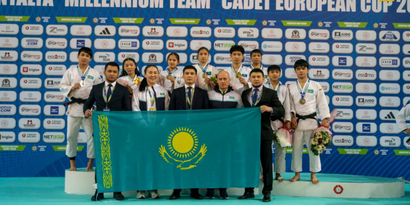 Жас дзюдошылар Еуропа кубогінде 6 алтын жүлде еншіледі