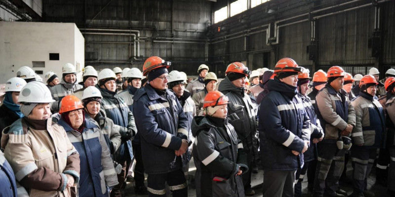 «Kazkat» зауытының жұмысшылары конституциялық реформа мен алдағы референдумды қолдады