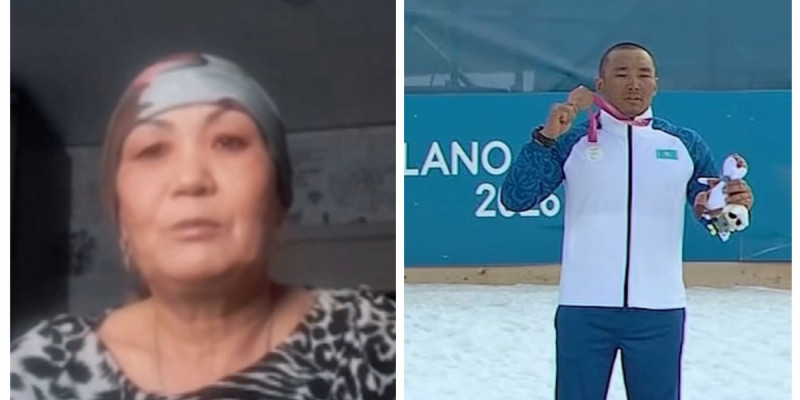 "Ұлымның медаль әкелетінін сездік": Ербол Хамитовтың анасы жанкүйерлерге алғыс білдірді