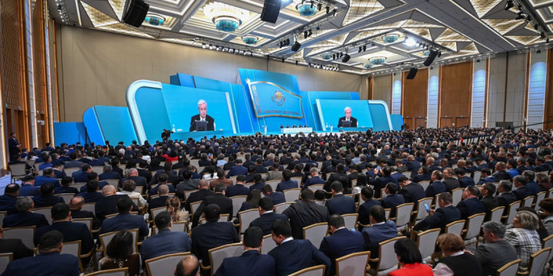 Азаматтарымыз жаңа Конституция жобасын қолдаған жағдайда еліміздің тұрақты дамуына жол ашатын саяси жүйе қалыптасады – Тоқаев