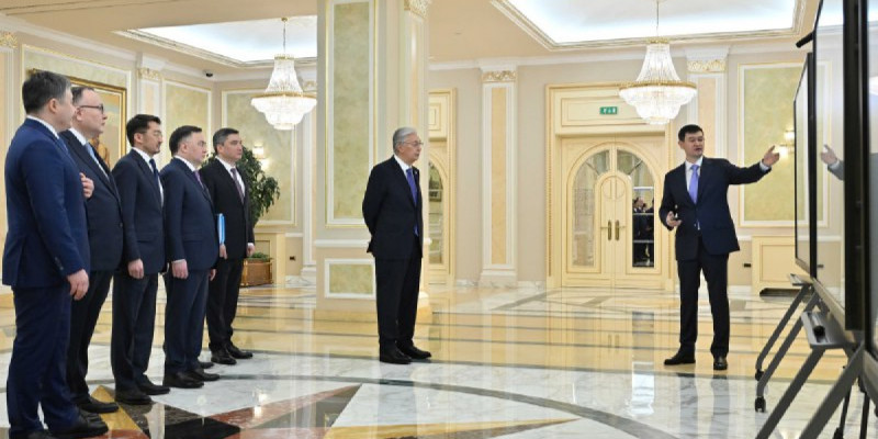 Мемлекет басшысына Ұлттық банк, Самұрық-Қазынаның цифрлық шешімдері таныстырылды