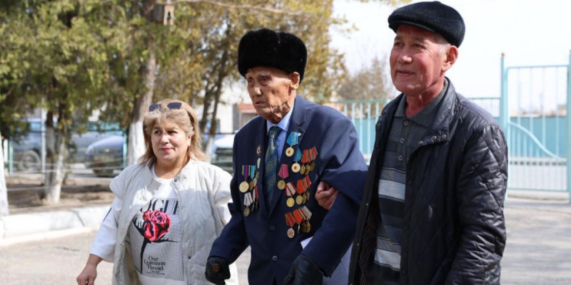 Ұлы Отан соғысының ардагері референдумда бата берді