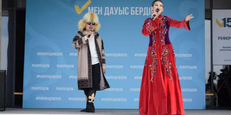 Түркістандықтар саяси науқанды мерекеге айналдарды