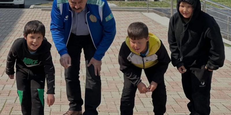 Шымкенттегі референдум учаскелерінде ұлттық спорт ойындары ұйымдастырылды
