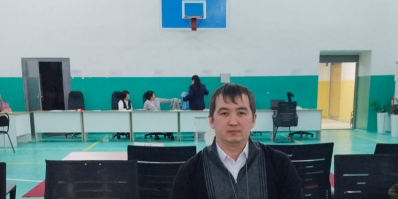 Таразда кешкі уақытта да дауыс берушілер саны көп – бақылаушы