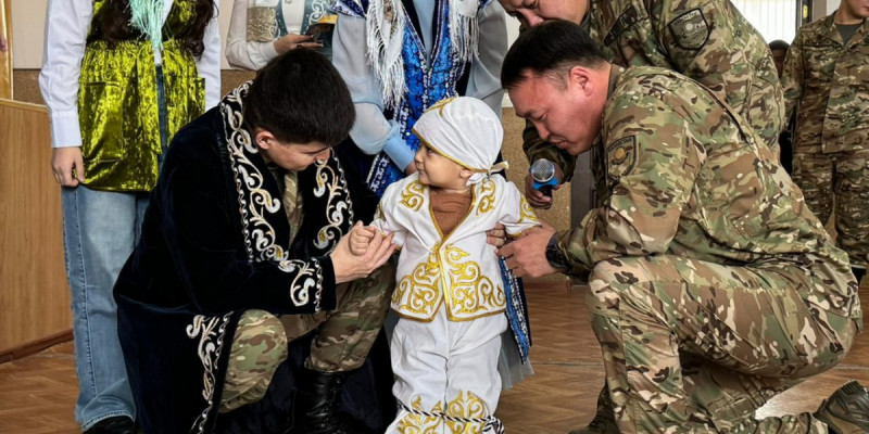 Қарағандыдағы әскери бөлімде тұсаукесер рәсімі өтті