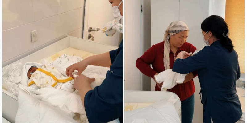 Шымкентте салмағы 650 грамм болып туған сәбиге күрделі операция жасалды