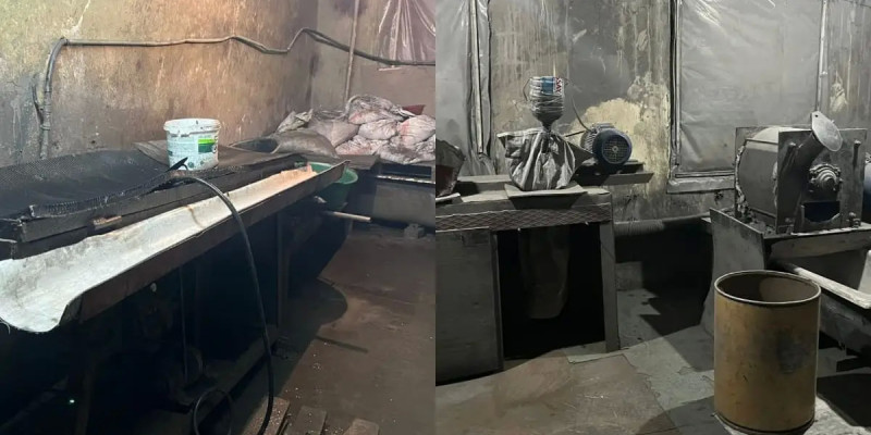 Ақмола облысының тұрғынынан құрамында алтыны бар 55 қап кен тәркіленді