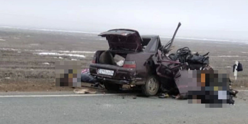 Ақтөбе облысында жантүршігерлік жол апатынан 5 адам қаза тапты