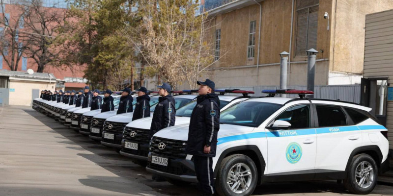 Наурыз қарсаңында Ұлттық ұланның Алматыдағы автопаркі заманауи техникамен толықты