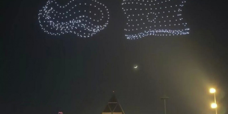 Астанада Наурыз мейрамына орай дрон-шоу өтті