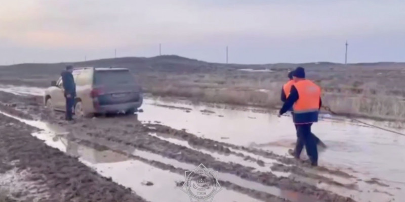 Қарағанды облысында балшыққа батып қалған 18 адам құтқарылды