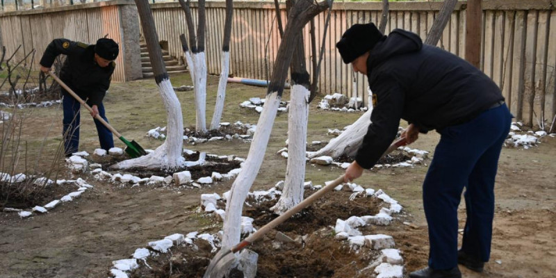 Тазару күні әскерилер гарнизондарда экологиялық бастамалар өткізді