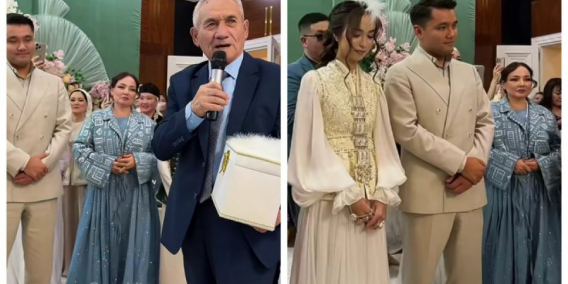 Жанболат пен Жазира құдаларына қалың малға қанша бергені белгілі болды (ВИДЕО)