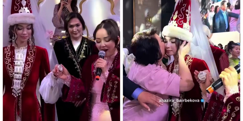 «Ененің ұзатқаны дұрыс емес»: Жазира Байырбекова келінін өзі ұзатты (ВИДЕО)