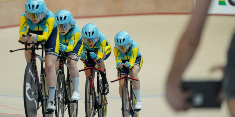 Велоспортшылар Азия чемпионатында алғашқы медалін жеңіп алды