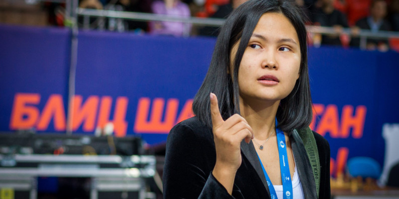 Қазақстандық шахматшы Бибісара Асаубаева әлемдік турнирде топ бастады