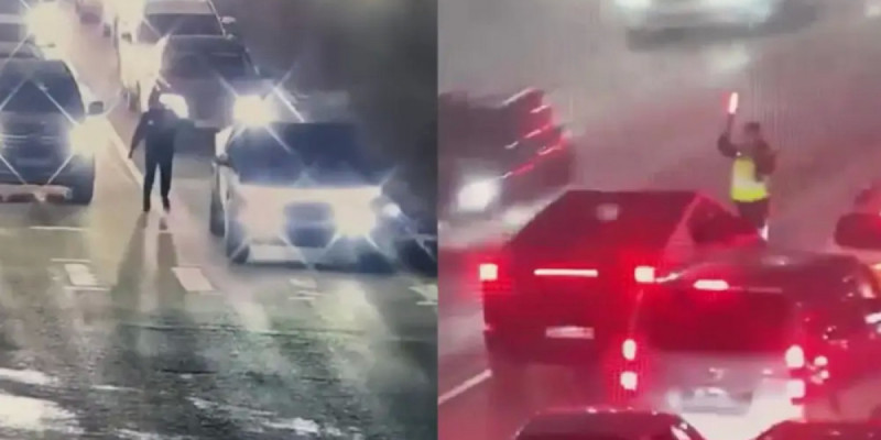 Астанада Tesla көлігін тізгіндеген 14 жастағы оқушы полициядан қашпақ болды (ВИДЕО)