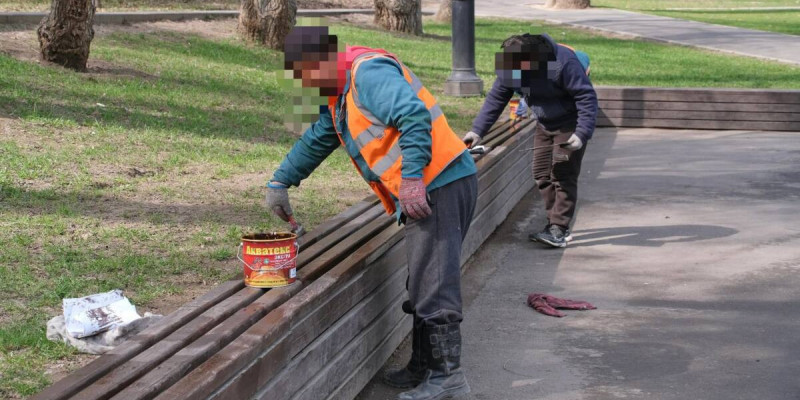 Абай облысында сотталғандар қаланы абаттандыруға үлес қосып жатыр