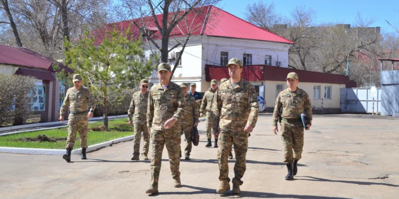 Ұлттық ұлан Бас қолбасшысының орынбасары "Батыс" өңірлік қолбасшылығын аралады