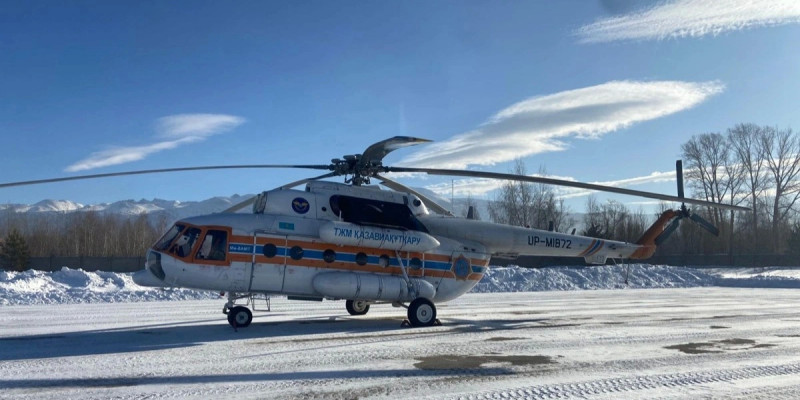 Екі сәби ТЖМ-нің авиациясымен Қостанайға шұғыл жеткізілді