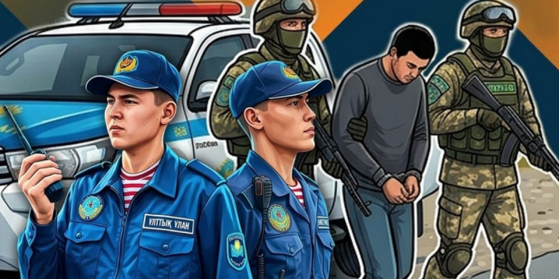 Ұлттық ұлан жауынгерлері жыл басынан бері үш мыңнан астам құқық бұзушыны ұстаған
