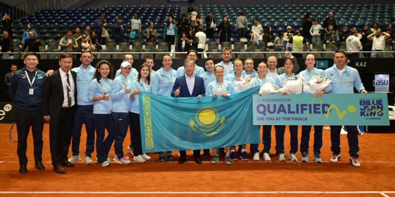 Теннистен Қазақстан әйелдер құрамасы әлемдік рейтингте 7-орынға көтерілді