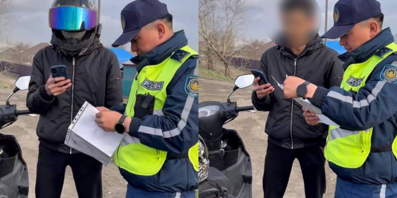 Абай облысында мопедтерге бақылау күшейтілді