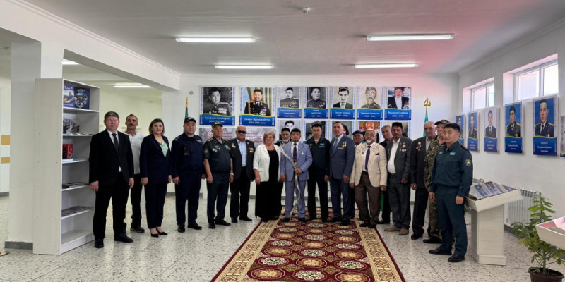 Шымкентте патриоттық музей ашылып, жас өрендер ант берді