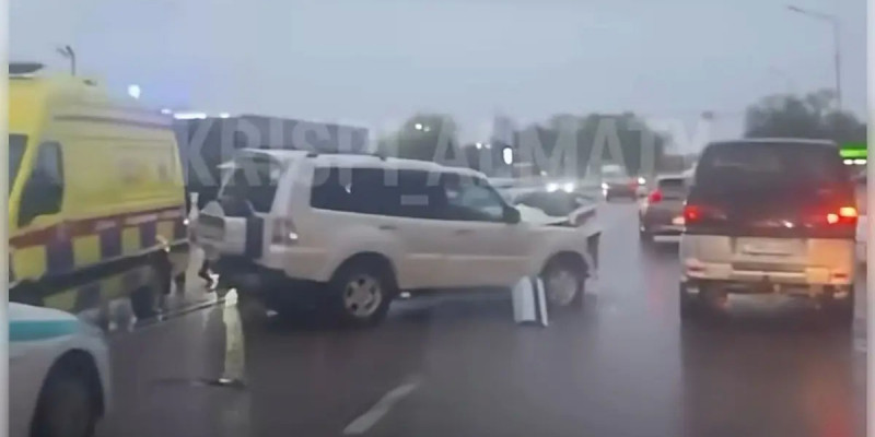 Алматы облысында 5 автокөлік соқтығысты