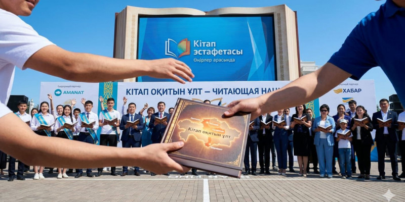 Берік Уәли республикалық кітап эстафетасын бастады