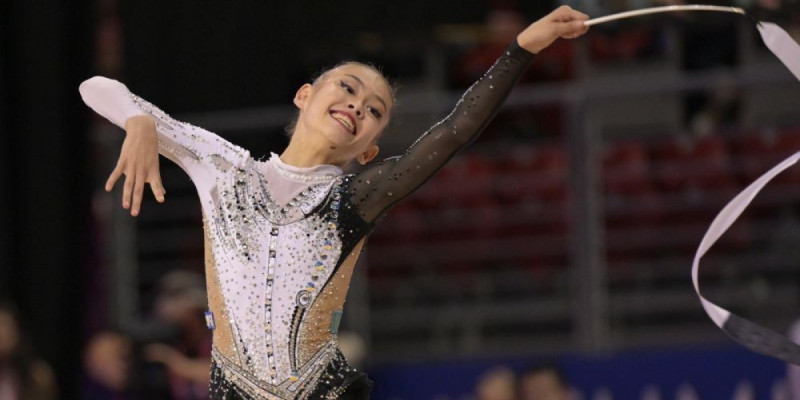 Гимнаст Ақмарал Ерекешева Бакудегі Әлем кубогі кезеңінде екі финалға шықты