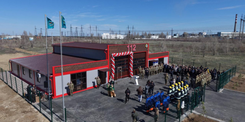 ТЖМ басшысы Солнечный кентінде жаңа өрт сөндіру бекетін ашты