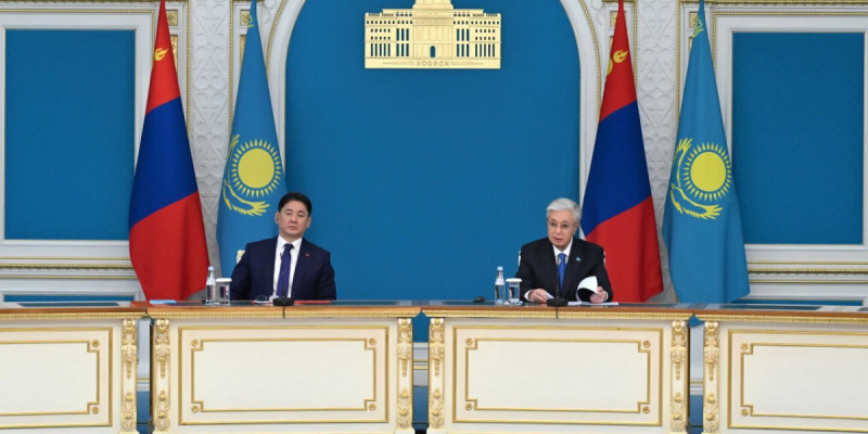 Қазақстан мен Моңғолия президенттері БАҚ өкілдеріне арналған брифинг өткізді